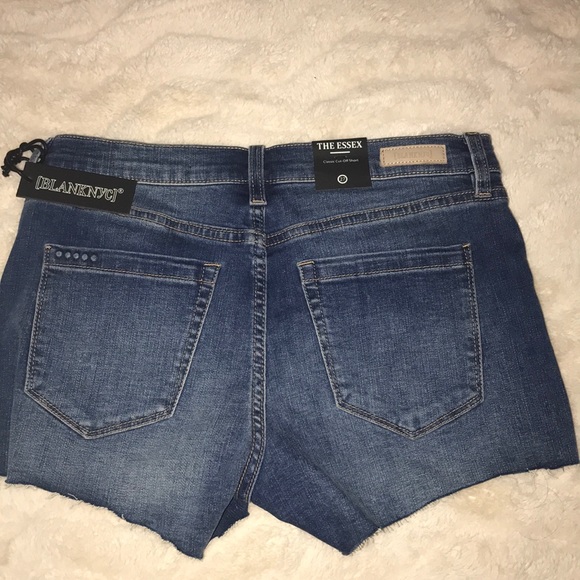 BlankNYC cutoff blue jean shorts ripped 27 new NWT - Picture 5 of 8